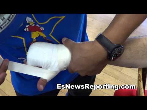 ricky funez how to wrap hands for pro fighters EsNews