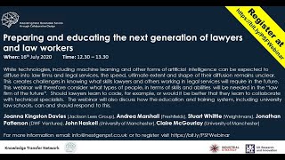 Preparing & Educating the next generation of lawyers and law workers