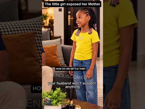 THE LITTLE GIRL EXPOSED HER MOTHER'S SECRET AFFAIR 😭 #vairalvideo #funny #aivideo