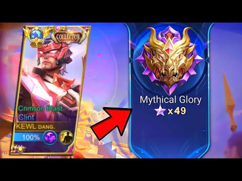 MY HARDEST RANKED GAME TO REACH MYTHICAL GLORY! (Win or Lose?) | CLINT BEST BUILD 2023