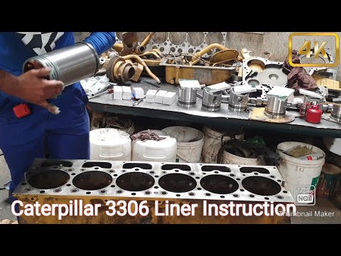 Caterpillar 3306 Engine How To Install Liner Instruction