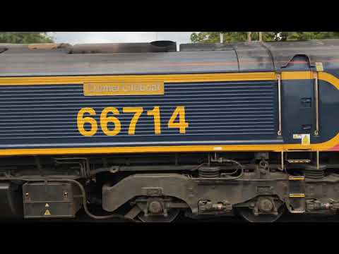 66714 departing the Chelford Loop. 7/8/20