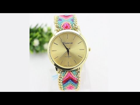 Video - Uhr Geneva PL-983- Schwarz
