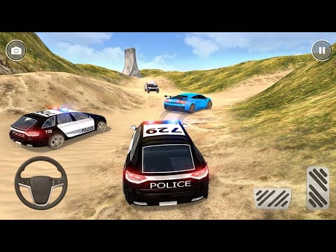 US Police Car Driving Offroad - Android Gameplay