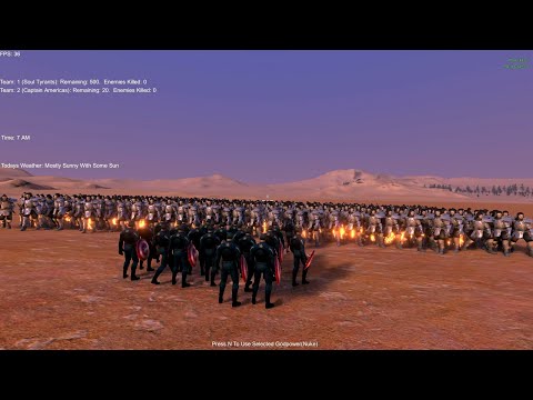 20 Captain America VS. 500x Every Base Units | EP.2 Heroes - UEBS