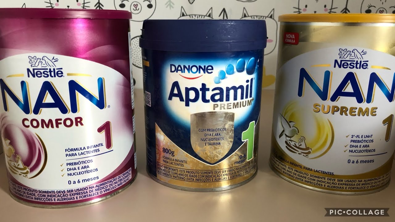 FÓRMULA INFANTIL NAN SUPREME 1, NAN COMFOR 1 E APTAMIL PREMIUM 1 - QUAL MINHA BEBÊ SE ADAPTOU
