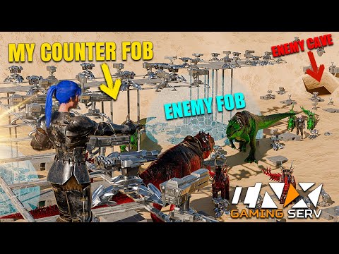 Counter Raiding The Salty Alpha Tribe Duo! - Ark PvP