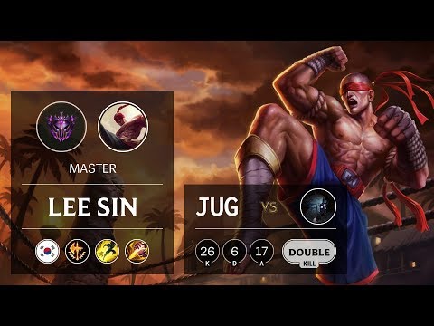 Lee Sin Jungle vs Kindred - KR Master Patch 9.8