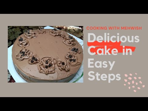 Chocolate frosting cake recipe by Mehwish