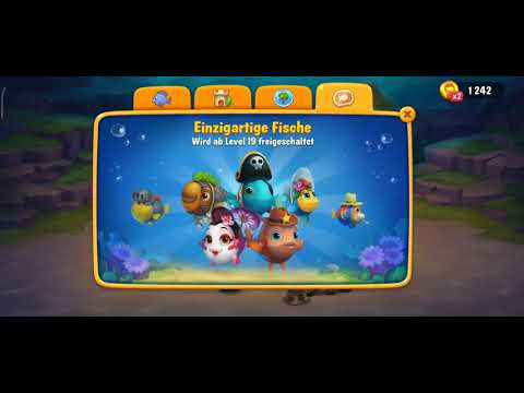 Fishdom -  games :  🐟   Gameplay Walkthrough - Level 1-4  Playrix  (iOS, Android)
