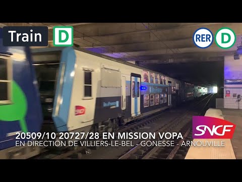 ( RER D ) Du Z20500 IDF-Mobilités et Transilien en Gare d’Évry-Courcouronnes Centre