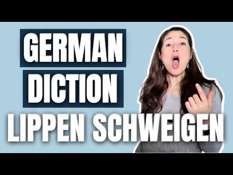 GERMAN DICTION FOR SINGERS: LIPPEN SCHWEIGEN (DIE LUSTIGE WITWE)