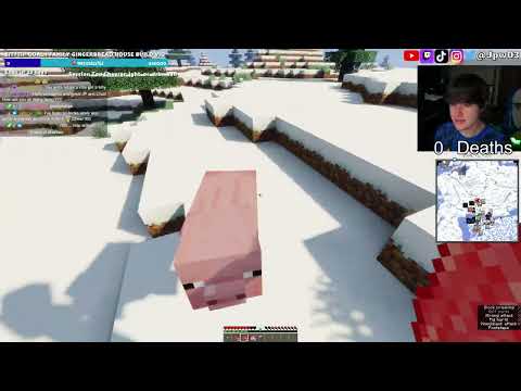 CHAOS in Minecraft Winter Edition VODS!