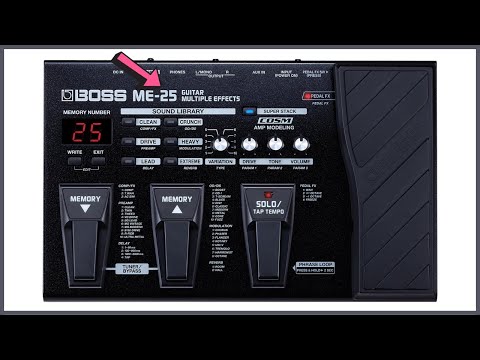 BOSS ME 25 Review | Guitar Multi Effects Pedal Complete Demo Test 🎸