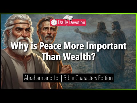 January 26: Why is Peace More Important Than Wealth? - Abraham and Lot - Genesis 13