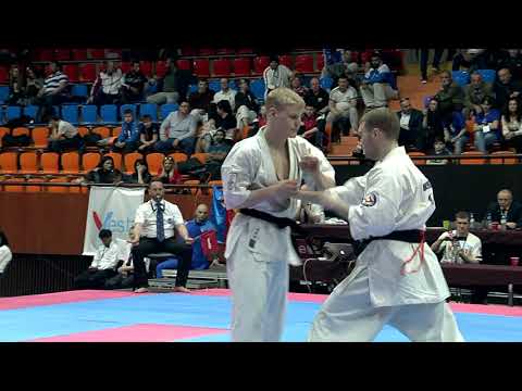 European Championship in Armenia, Luke Baldwin (GBR) vs Jonas Rosin (SWE)