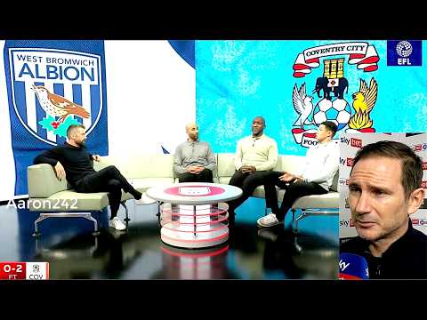 West Brom vs Coventry 0-2 Post Match Analysis & Lampard Interview
