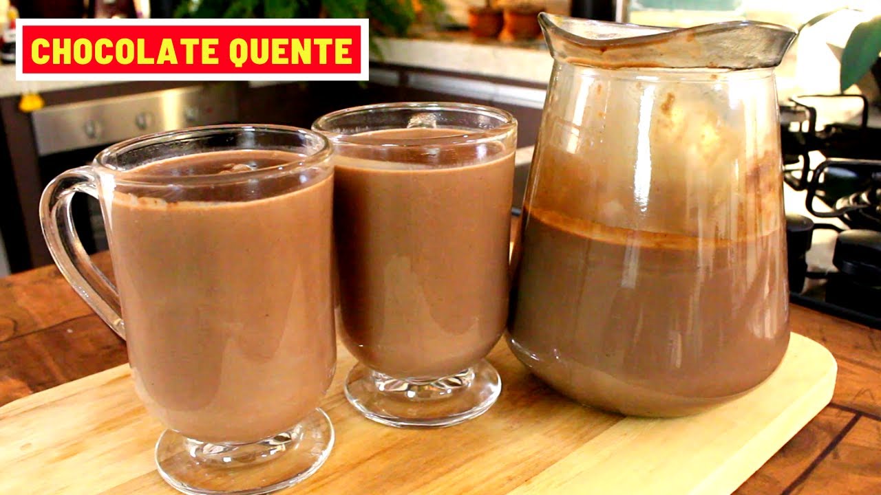 VOCÊ VAI QUERER TOMAR O INVERNO TODO (Receita de Chocolate Quente Cremoso)