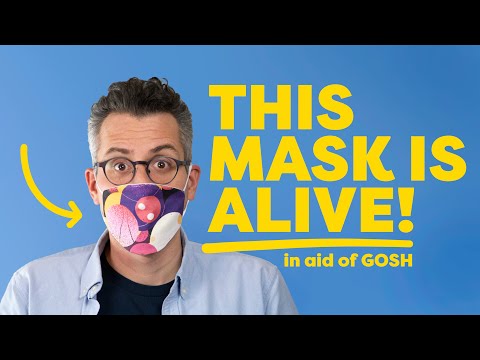 ⁣First-Ever Animated COVID Face Mask