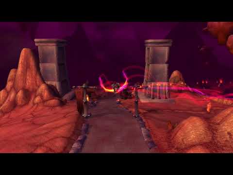 Excalibur WoW - Orc Warrior Hellfire Peninsula Flyby on Phoenix Mount ( Ashes of Al'ar )