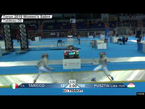 2019 227 T08 02 F S Individual Torun POL WCH YELLOW PUSZTAI HUN vs TARICCO ITA