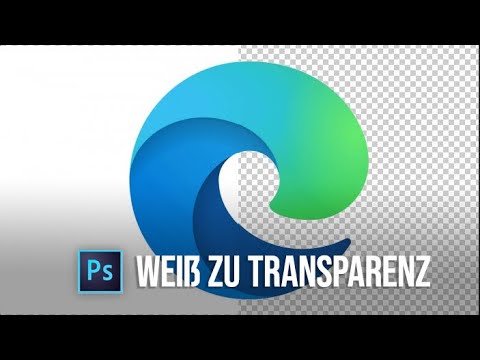 Photoshop: Weiß zu transparent / Weiß entfernen (Tutorial)