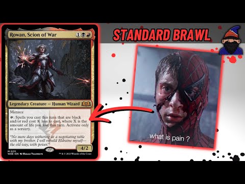 This Is Almost TOO GOOD! | Rowan, Scion of War | Standard Brawl MTG Arena