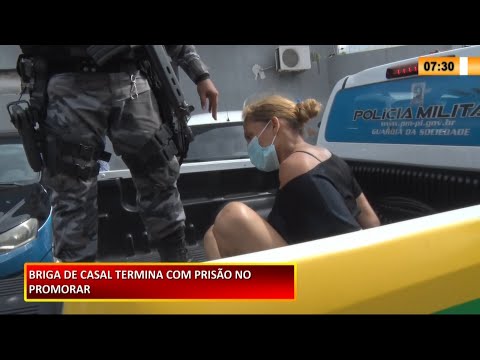 Mulher é presa após esfaquear o marido durante briga no Promorar 15 02 2021