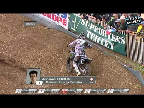 Jeffrey Herlings dirty take out on Arnaud Tonus *HD*