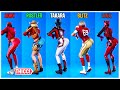 TOP 100 FORTNITE GIRLS SHOWCASED WITH THE THICC *DEEP END* DANCE EMOTE (LYNX, RUBY, TAKARA...) 🍑❤️