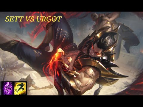 Sett vs Urgot - Gameplay Comentada - TOP Operation KiMU (v10.20)