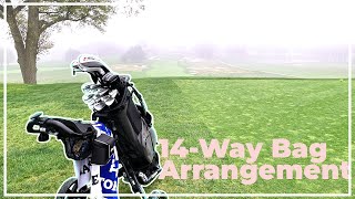 How to Organize 14-Way Golf Bag featuring Vessel Player III Stand Bag
