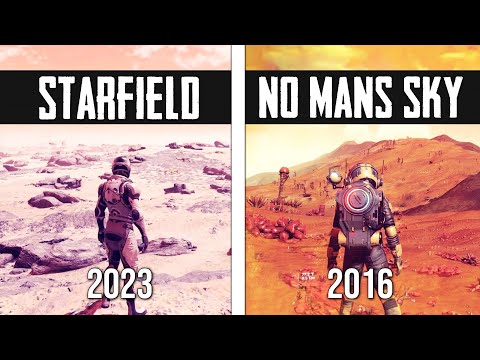Starfield vs. No Man's Sky | Physics & Graphics Comparison!