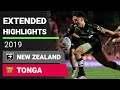 New Zealand v Tonga Extended Highlights | Test, 2019 | Internationals |