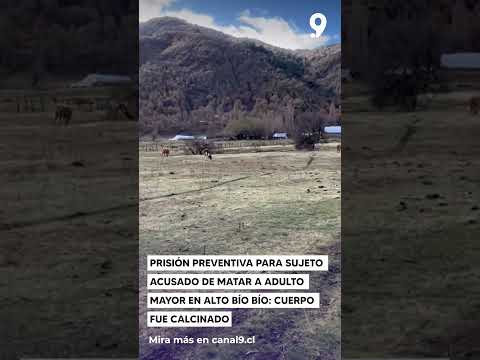 Prisión preventiva para sujeto acusado de matar a adulto mayor en Alto Bío Bío   cuerpo fue calcinad