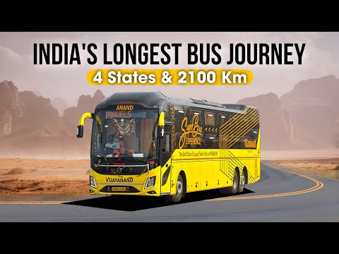 Jodhpur To Bangalore In Vijayanand Travels Volvo Sleeper Bus | 2100 Km Bus Journey 