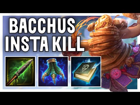 ONE SHOT GUARDIAN JUNGLE BUILD - Bacchus Jungle Ranked Conquest