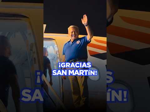 San Martín respalda a César Acuña | Seguridad y bienestar para la región