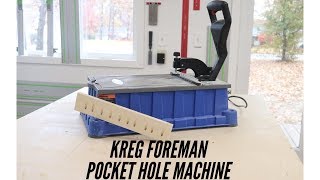 Kreg Foreman Electric Pocket Hole Machine - Is it right for you?