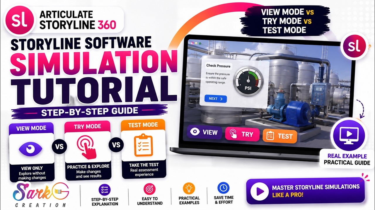 Software Simulation Tutorial | View Mode vs Try Mode vs Test Mode