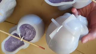 What to do when your silicone moulds are leaking wax!  - Candle making tips for beginners