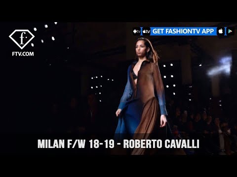 Milan Fashion Week Fall/Winter 18-19 - Roberto Cavalli | FashionTV | FTV