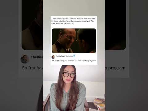 The Good Shepherd 2006 is about a man who was initiated into Skull and Bones secret society at Yale,