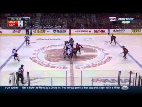 Anaheim Ducks Vs Calgary Flames. February 20th 2015. (HD)