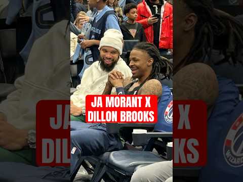 Ja Morant with Dillon Brooks ✊