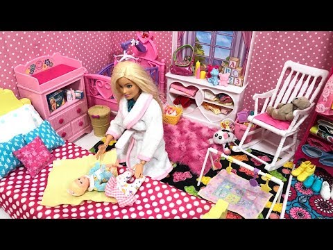 Barbie Pink Bedroom Morning Routine with Lily!!