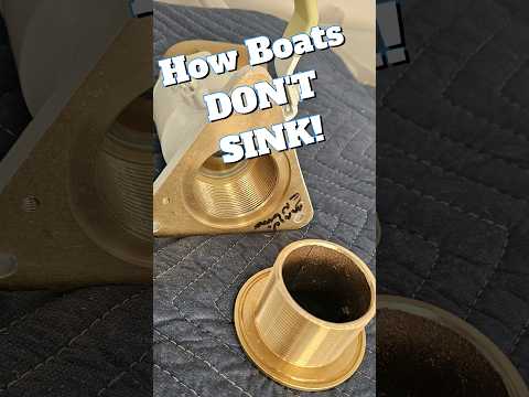 Thru-Hull *Triangle Flange Seacock Fitting #customboats #bertram