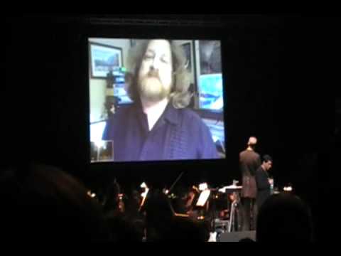 Video Games Live - First Time Ever - Live Song Intro With Russell Brower on Skype