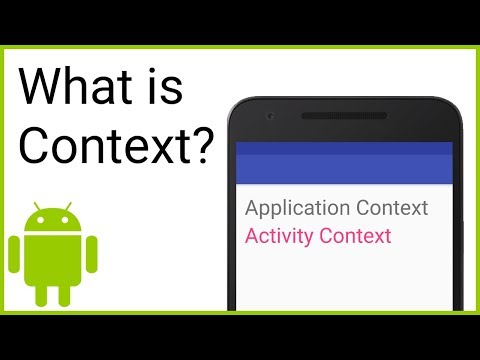What is Context in Android Programming? Video
