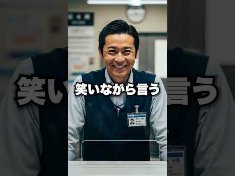 「面会に来た少年を見下す職員」